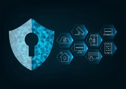 Technology security Stock Illustration