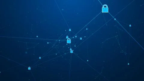 Technology security. Stock Illustration