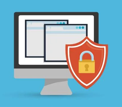 Technology Security Systems Stock-Illustration