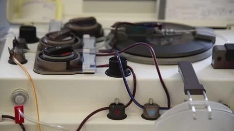 Technology to separate platelet and plasma from whole blood Stock Footage 152735269