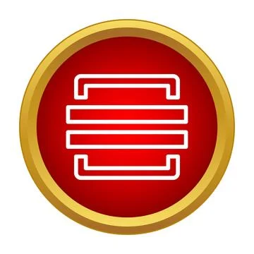 Technology server rack organizing data storage icon Stock Illustration