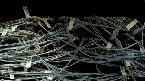 Technology Servers Data Center Stock Footage 49365891