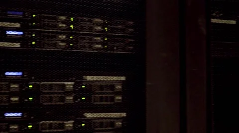 Technology Servers Data Center Stock Footage 49365904