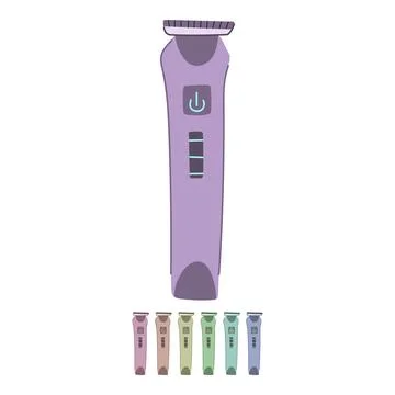 Technology shaver electric vector cartoon graphic イラスト素材