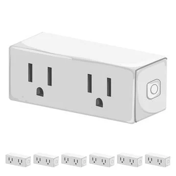 Technology smar plug cartoon vector graphic イラスト素材