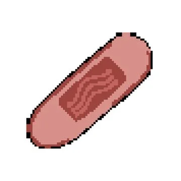 Technology smart patch pixel art vector illustration 스톡 일러스트