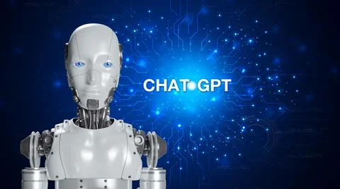 Technology smart robot AI, artificial intelligence by enter command prompt .. Stock Photos