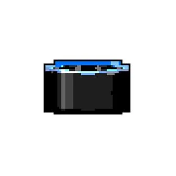 Technology smart speaker game pixel art vector illustration Illustration
