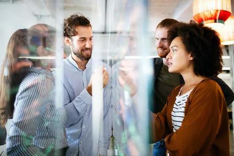 Technology software programming develop idea people concept Stock Photos