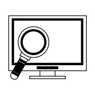 Technology software tools cartoon Ilustração Stock