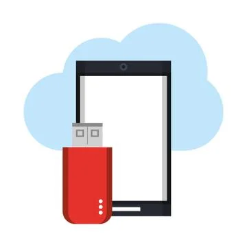 Technology software tools cartoon Ilustração Stock