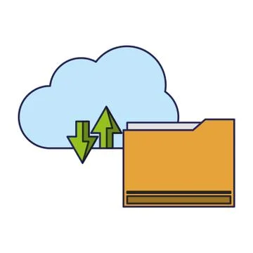 Technology software tools cartoon Ilustração Stock
