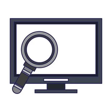 Technology software tools cartoon Ilustração Stock