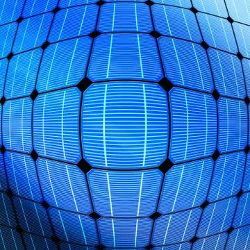 Technology of solar energy Stock Illustration