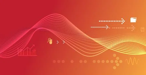 Technology Solutions - Abstract Illustrazione stock