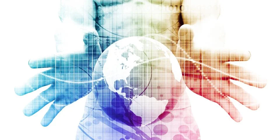 Technology Solutions Illustrazione stock