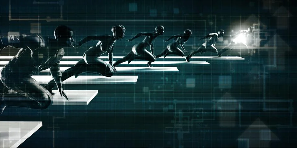 Technology Solutions Stock Illustration