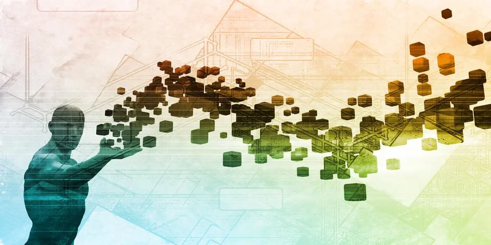 Technology Solutions Stock Illustration