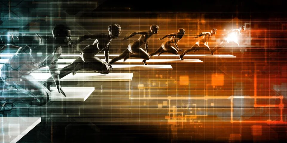 Technology Solutions 스톡 일러스트