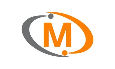 Technology Solutions Initial M Stock-Illustration