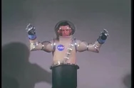 Technology In Spacesuit Design, Allow For More Freedom Of Motion Stock Footage