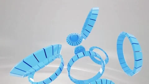 Technology Sphere Blue Background Stock Footage 275064372