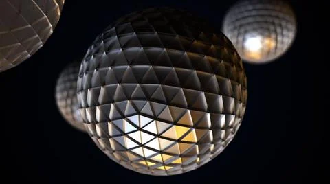 Technology spheres Technology spheres. Computer generated 3d render Copyri... Stock Photos