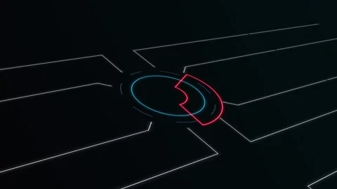 Technology stock animation background video Stock Footage 280631912