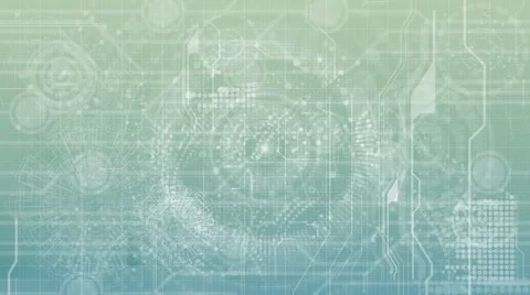 Technology style animation Stock Footage 49634454