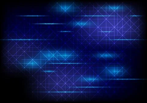 Technology style background: on theme of online network and connection Stock Illustration