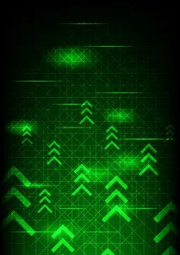 Technology style background, theme of online network and linking communication Stock Illustration
