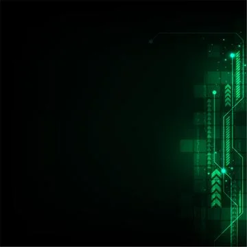 Technology of the system electronics. イラスト素材