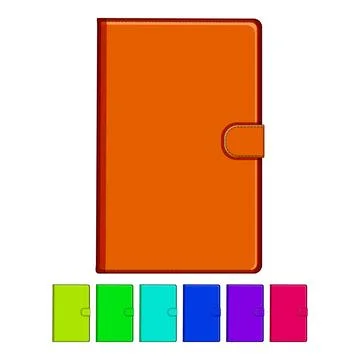 Technology tablet case cartoon vector graphic Stock-Illustration