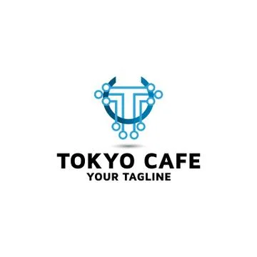 Technology TC logo design template Stock Illustration