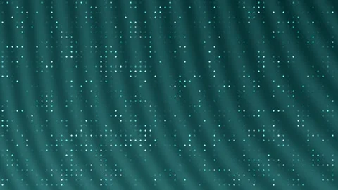 Technology teal backgrounds, blink white dot, blur abstract diagonal curve, silk Stock Footage 297957306