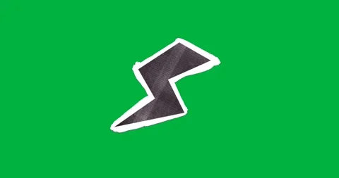 Technology team integrating jagged lightning bolt on transparent backdrop using Stock Footage 317669080