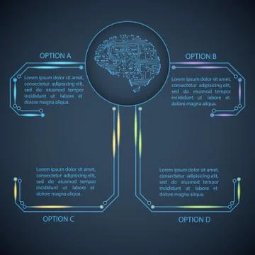 Technology template Stock Illustration