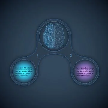 Technology template Illustrazione stock