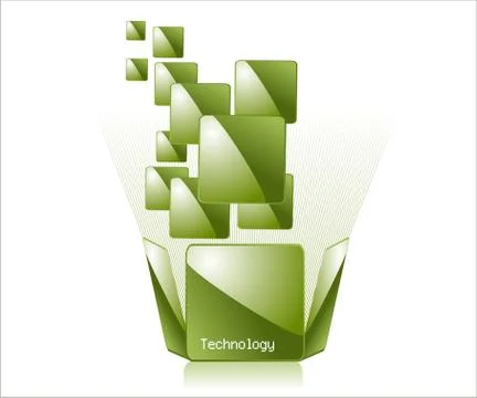 Technology theme Stock Illustration