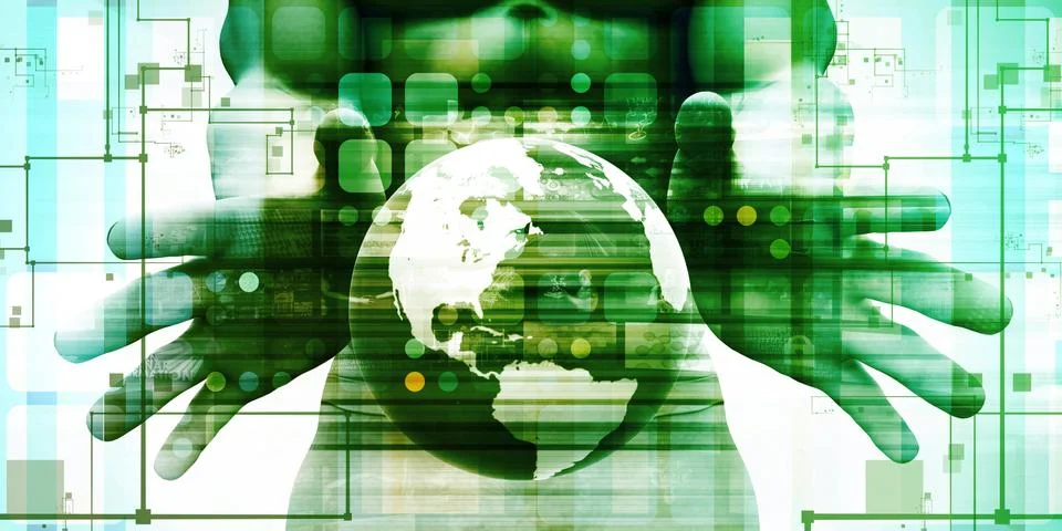 Technology Theme Stockillustratie