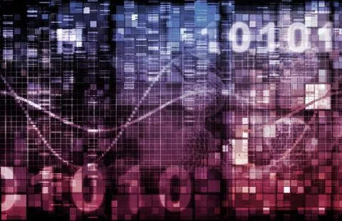 Technology Theme 库存插图