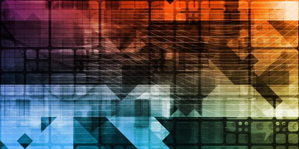 Technology Theme 库存插图