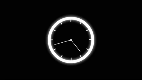 Technology timer clock animated background. vd 32 Stock Footage 205980740