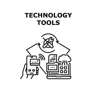 Technology tools icon vector illustration Stock Illustration