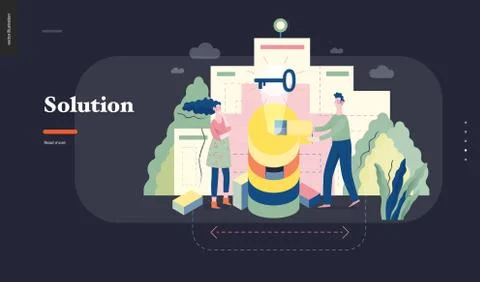 Technology topic illustration Stock Illustration