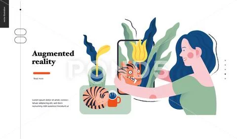 Technology topic illustration Stock Illustrationen
