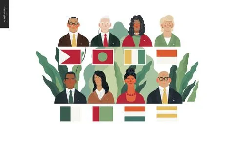 Technology topic illustration Stock Illustration