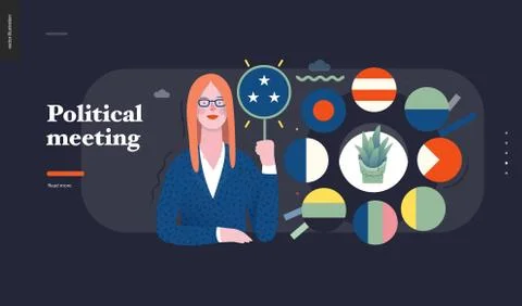 Technology topic illustration Stock Illustration