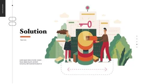 Technology topic illustration Stock Illustration