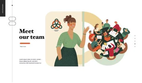 Technology topic illustration Stock Illustration